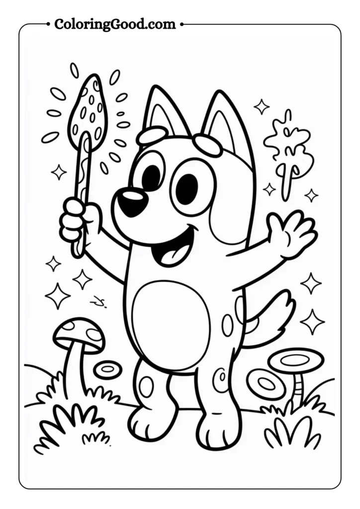 Bluey's Magic Asparagus