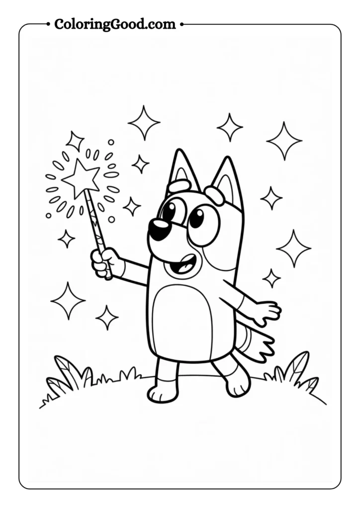 Bluey's Magic Asparagus