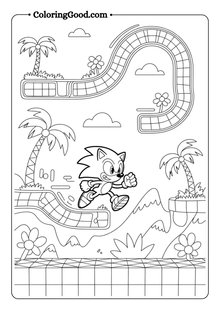 Sonic in Green Hill Zone