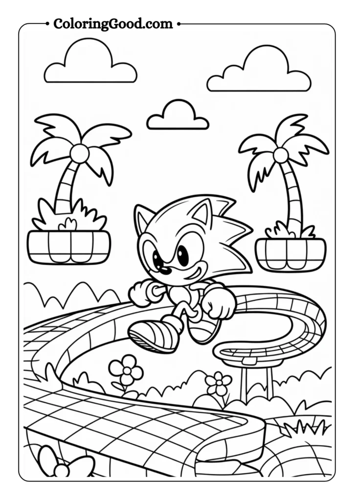 Sonic in Green Hill Zone
