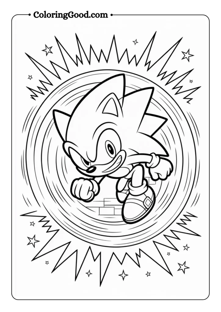Sonic Spin Dash Attack