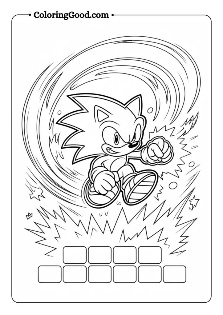 Sonic Spin Dash Attack