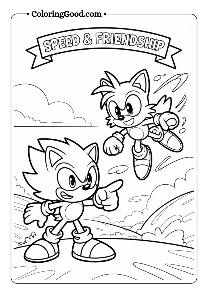 Sonic and Tails Adventure Scene