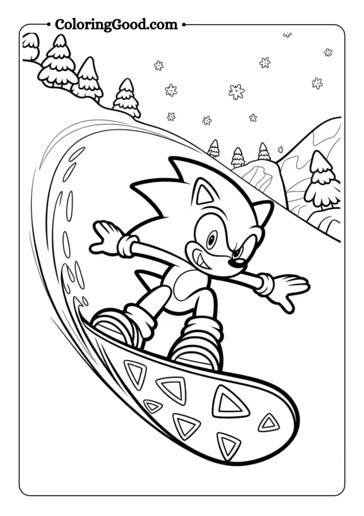 Sonic Snowboarding Adventure