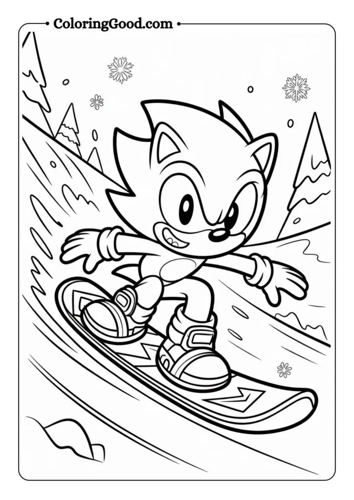 Sonic Snowboarding Adventure