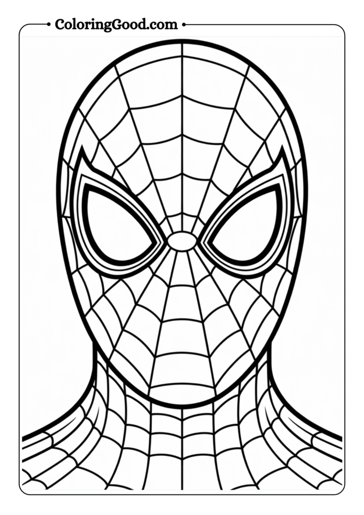 Spider-Man Portrait Close-Up