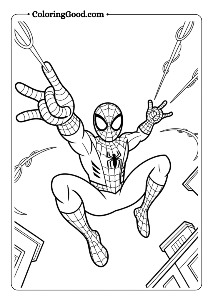 Spider-Man Shooting Webs