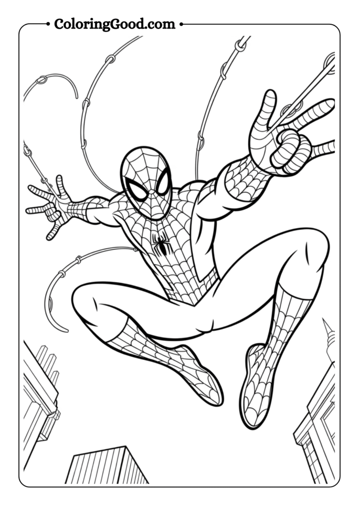 Spider-Man Shooting Webs