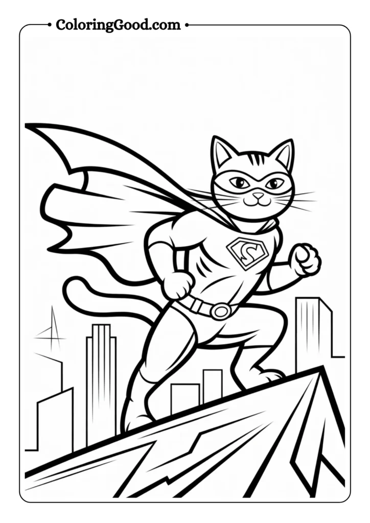 Superhero Cat
