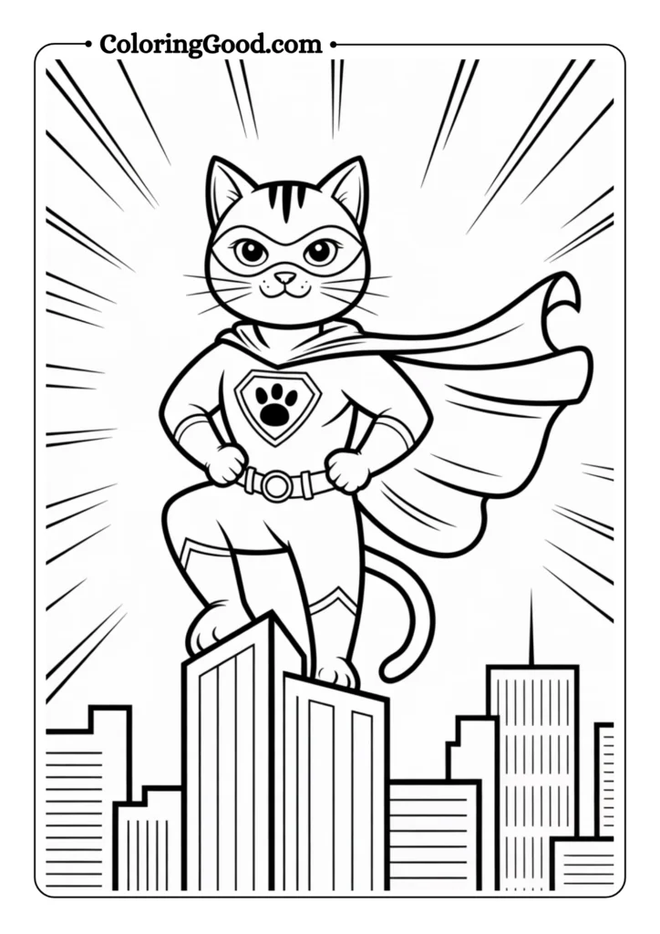 Superhero Cat