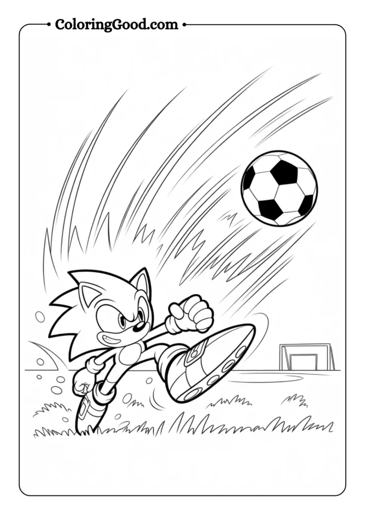 Sonic Playing Sports