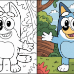 Bluey Coloring Pages