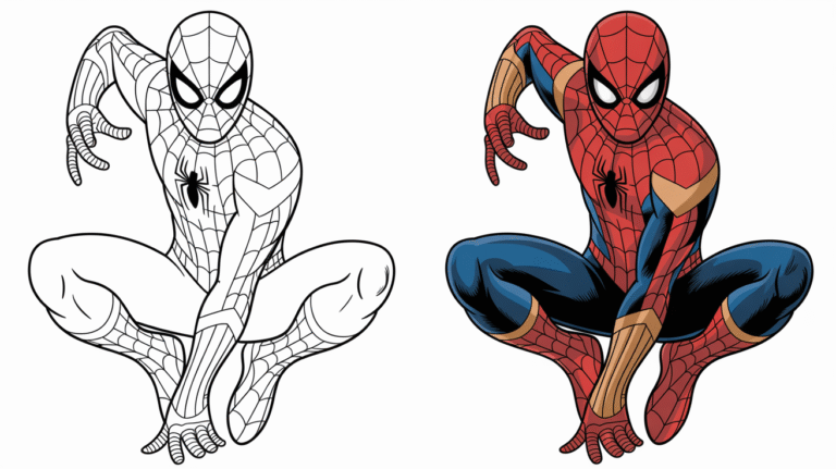 spiderman coloring pages