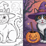 cat coloring pages