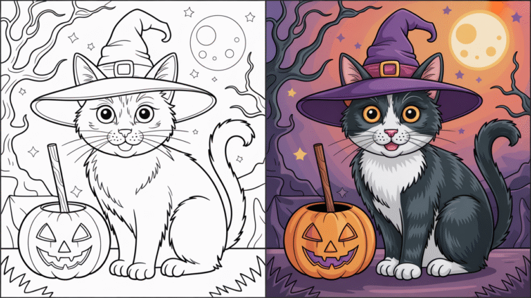 cat coloring pages