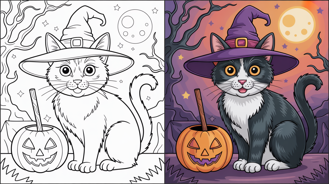 cat coloring pages