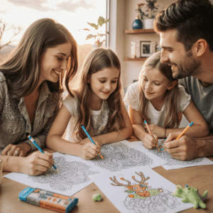 Free printable coloring pages for kids and adults