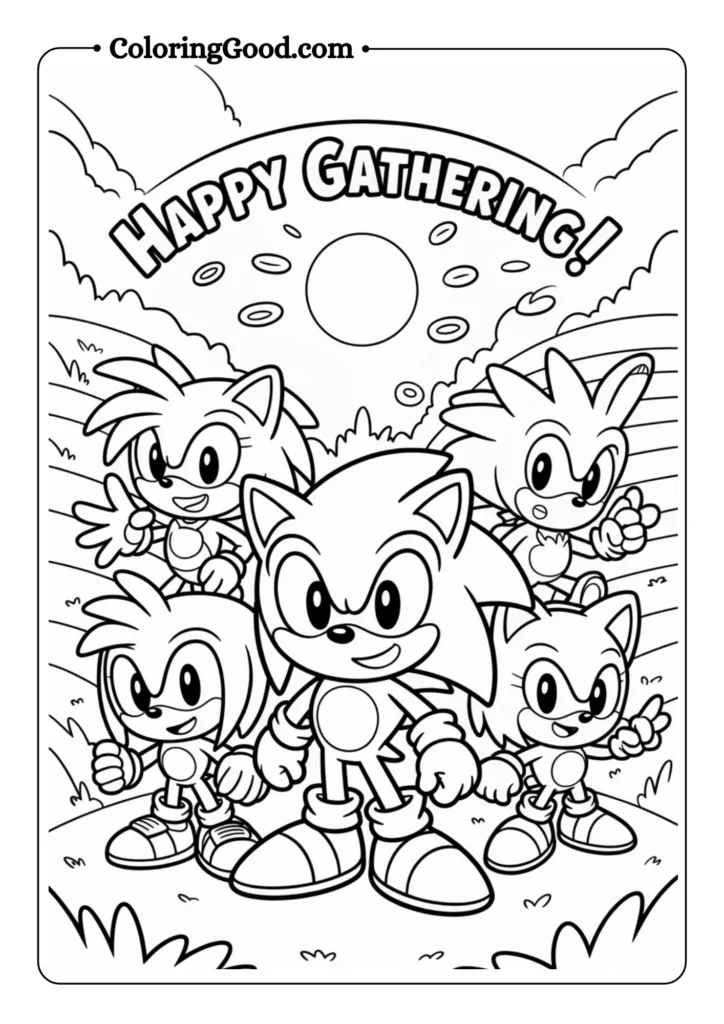 Sonic Family Portrait