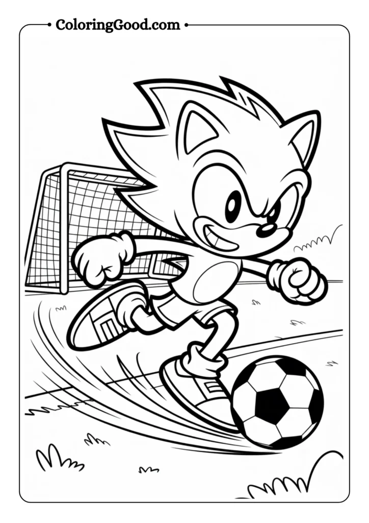 Sonic Playing Sports