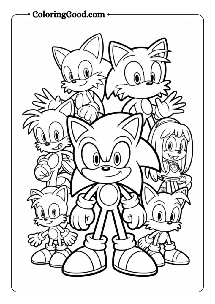 Sonic Family Portrait